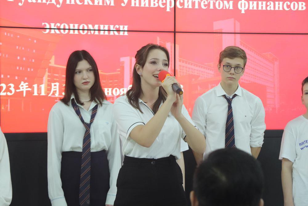 讲好中国故事传承中俄友谊广财迎来俄罗斯中学代表团